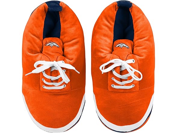 NFL Broncos Plush Sneaker Slipper