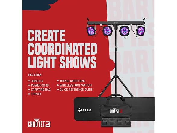 CHAUVET DJ 4 Bar LED Wash Light System