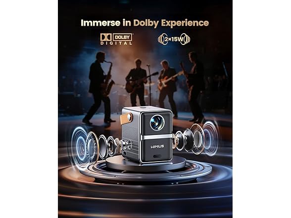 WiMiUS Smart Portable Projector