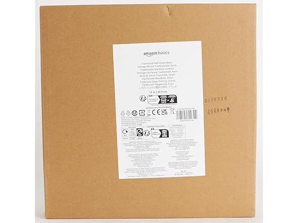 Amazon Basics Classic 12" Wall Clock