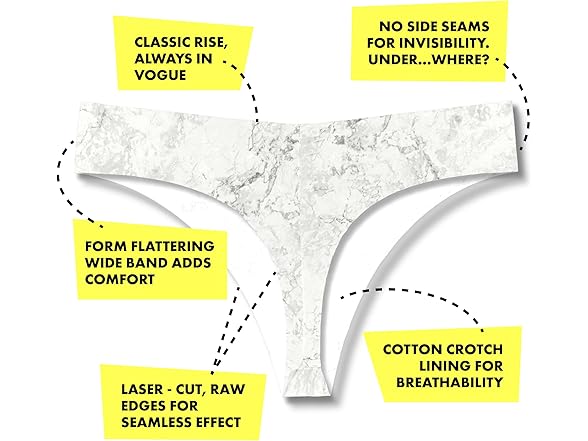 Bonks 3 Pack One Size Fits All Thong