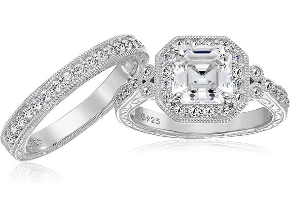 Amazon Essentials Platinum-Plated Sterli