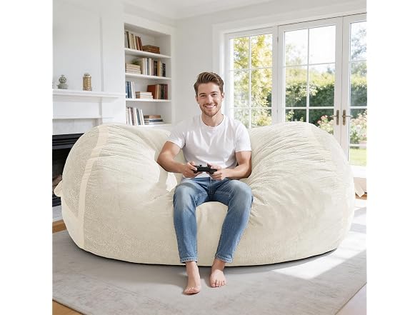 Bean Bag Chair with Memory Foam Fill