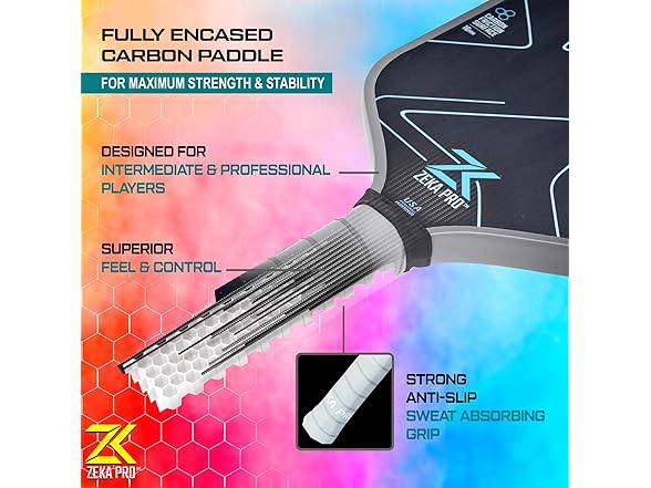 T700 Carbon Fiber Pickleball Paddle 16mm
