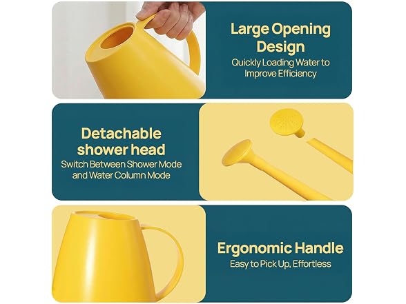 Gardenised 1.8 Liter Plastic Watering Can