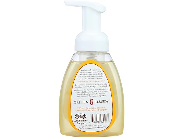 Griffin Remedy Orange Blossom Liquid Soap 8 oz