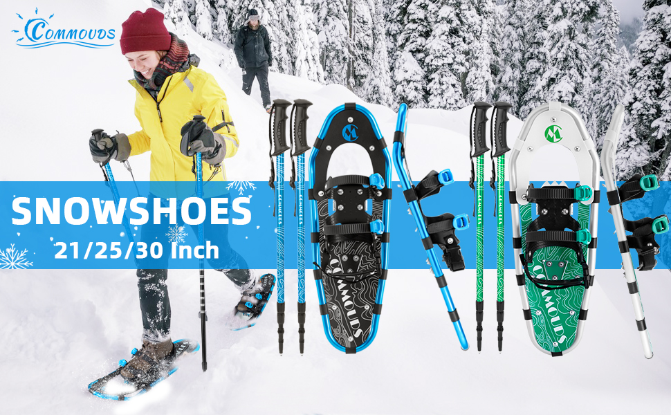 COMMOUDS Lightweight Snow Shoes for Men - Gallery 19