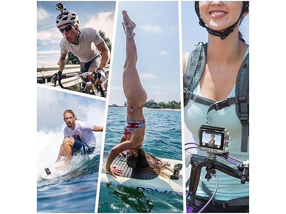 Hiicam 4K Action Camera 20MP WiFi
