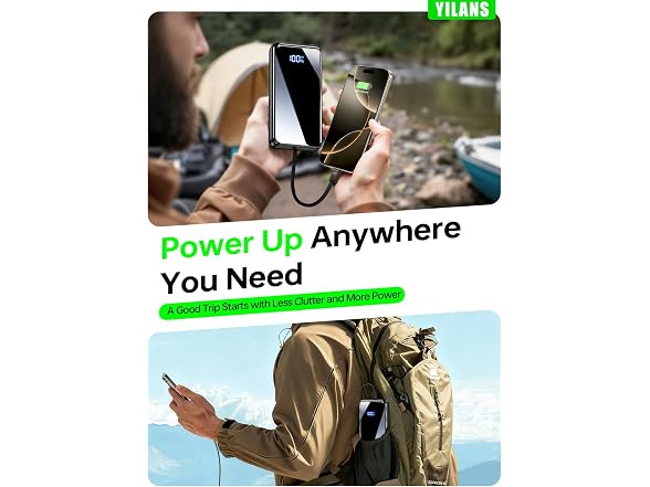 YILANS Portable Charger Power Bank - Gallery 5