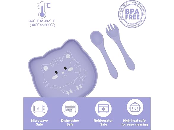 BabyX Baby Silicone Feeder Set, 3-pcs