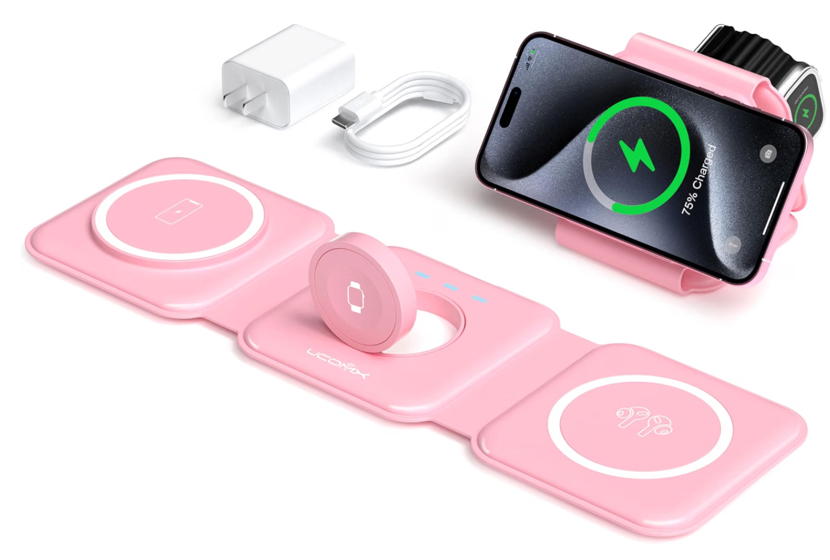 UCOMX 3 in 1 Charging Station for Multple Devices - Gallery 14