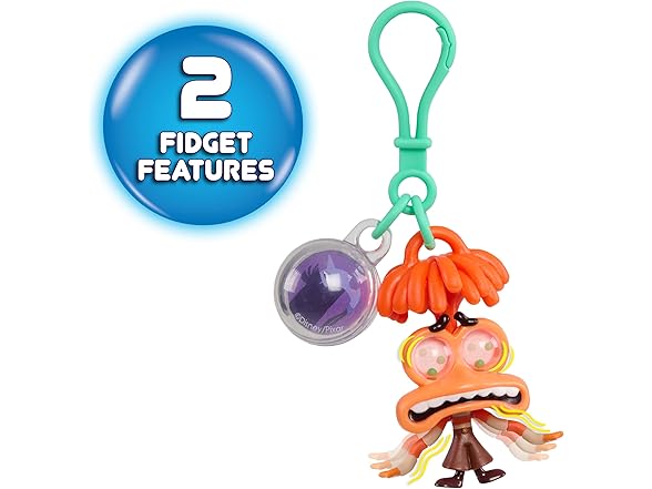 Just Play Just Play Inside Out 2 Fidget Figure Keychains 