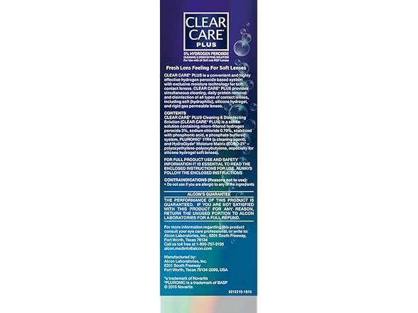 Clear Care Plus Solution 12oz (1pk)