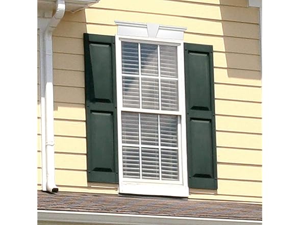 Raised Panel Vinyl Shutters
