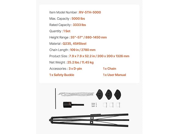 VEVOR Tripod Stabilizer
