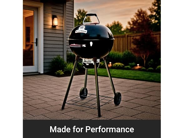 Broil King Kettle Charcoal Grill in Black - Gallery 5