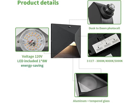 QQCherry Outdoor Light Fixture