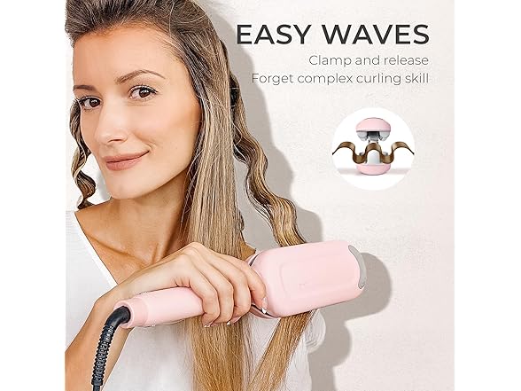 3-Barrel Hair Waver Curling Iron 