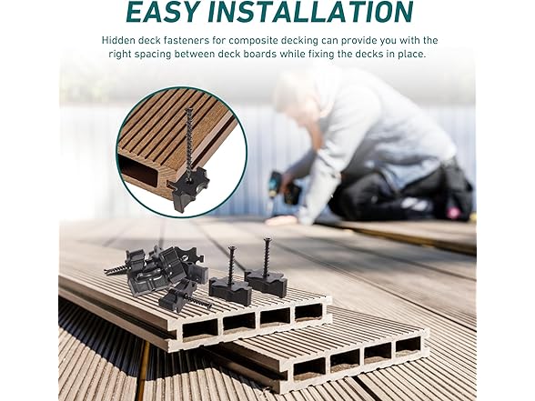 1000pk Deck Board Fasteners T Clips