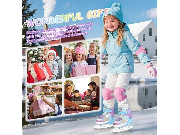 Butterfly Ice Skate For Kids Size Adjustable