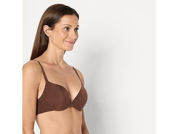 Lined Push Up Plunge Bra, Pack of 2