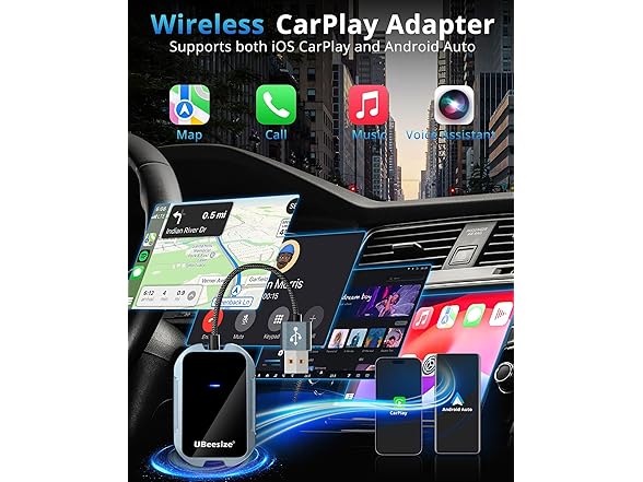 UBeesize Wireless CarPlay Adapter