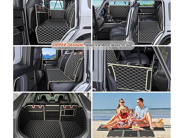 LAMDISE Truck Back Seat Extender for Dogs