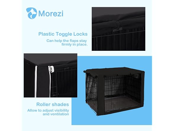 Morezi Dog Crate Cover for Wire Crates Kennel