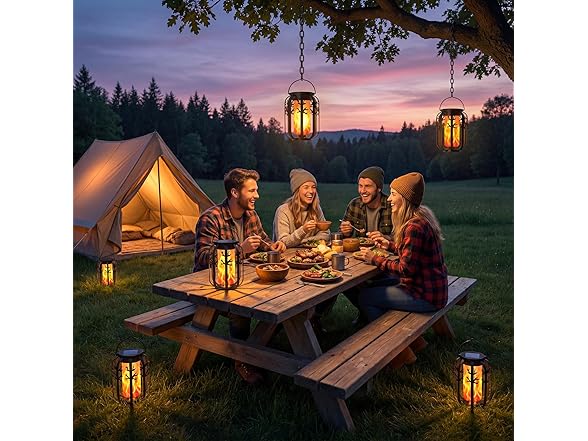 KagoLing Solar Flame Lantern