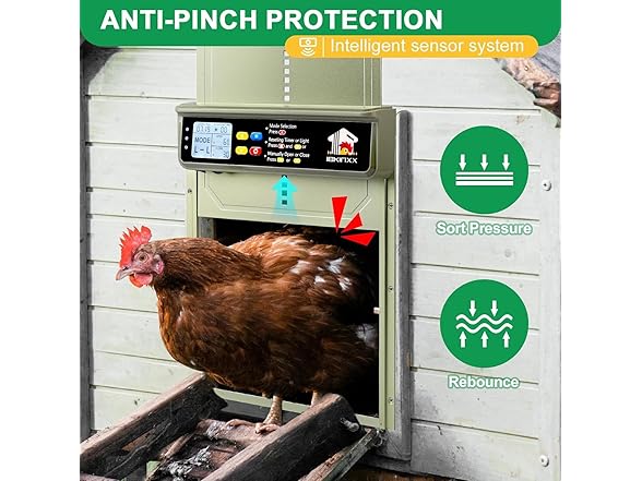 Chicken Coop Door Solar Powered