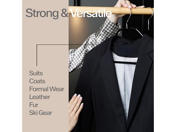 Non-Slip Metal Clothing Hanger for Suits