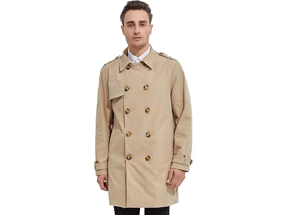 Orolay Men (L) Long Double Breasted Windbreaker