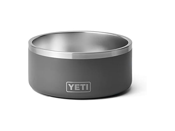 YETI Boomer 8, Stainless Steel- Charcoal