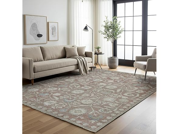Gertmenian Botanica Rug 5x7 Naud Red