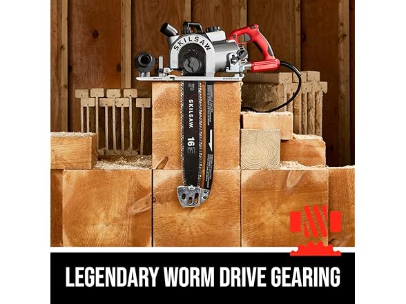 SKILSAW SPT55-11 16 In. Worm Drive SAWSQUATCH Carpentry Chainsaw