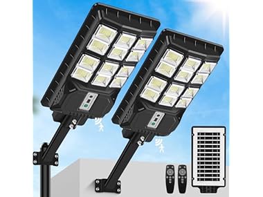 $54.99 TOWPONICS Solar Street Light, Your Choice dealfomo