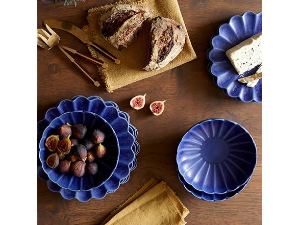 LEMIEUX ET CIE Dhalia 4-Piece Salad Plate Set