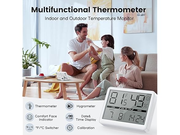 Deeyaple Humidity Meter Thermometer