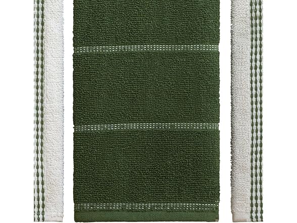 IZOD - Kitchen Towels, 100% Soft Cotton Towels
