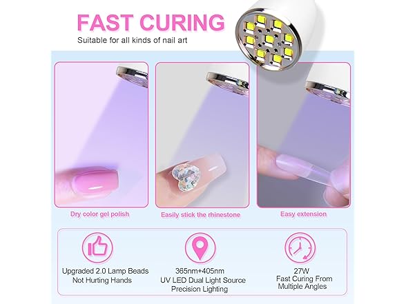 Mnhty UV LED Nail Lamp