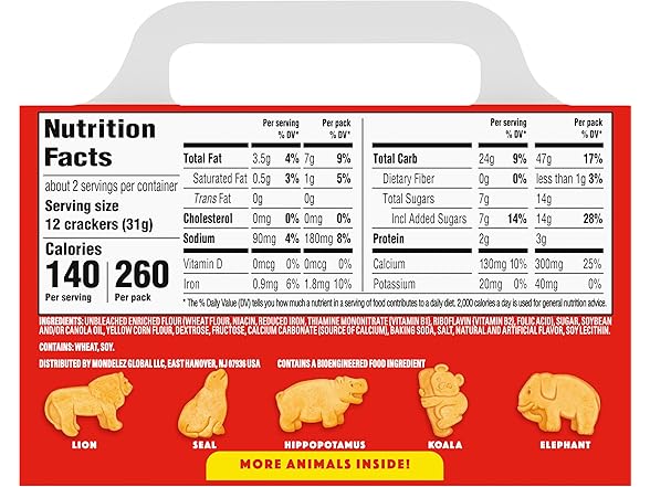 BARNUM'S Original Animal Crackers, 2.1 oz
