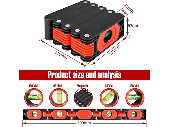 OWNERSTYLE CON-64 Foldable Level