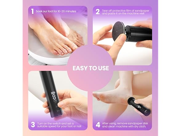 2-in-1 Electric Callus Remover for Feet