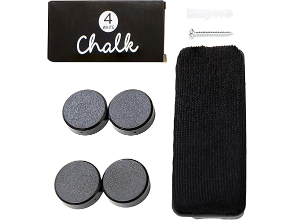 Sunnydaze Round Magnetic Chalkboard