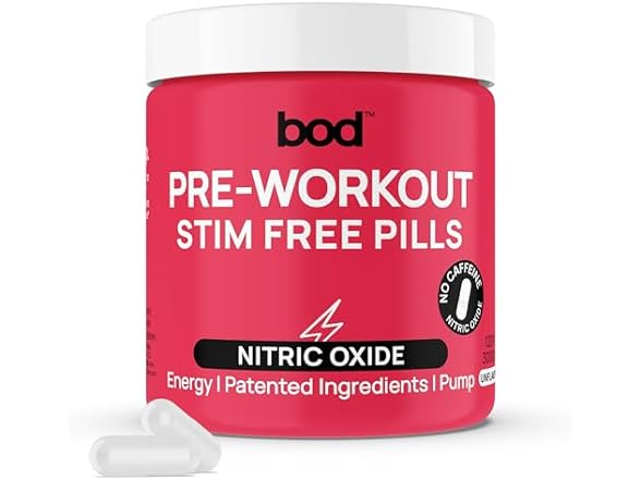 Goba Tea  BOD Pre Workout Pills