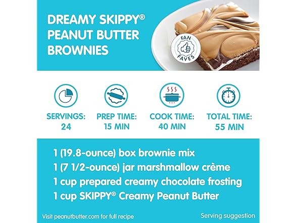 SKIPPY Creamy Peanut Butter, 80 oz.
