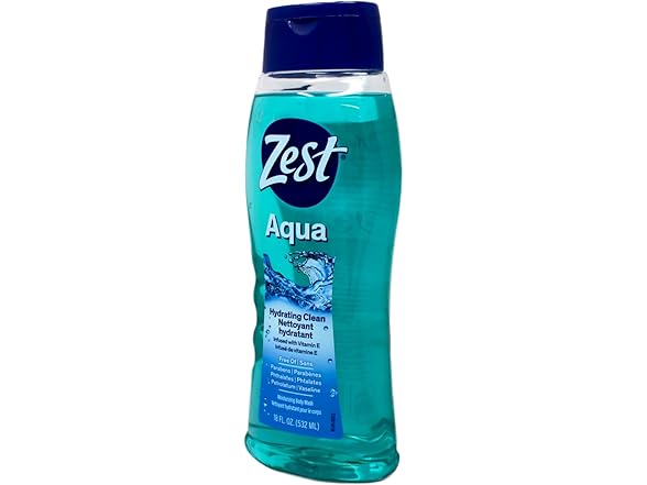 Zest Hydrating Body Wash - Aqua