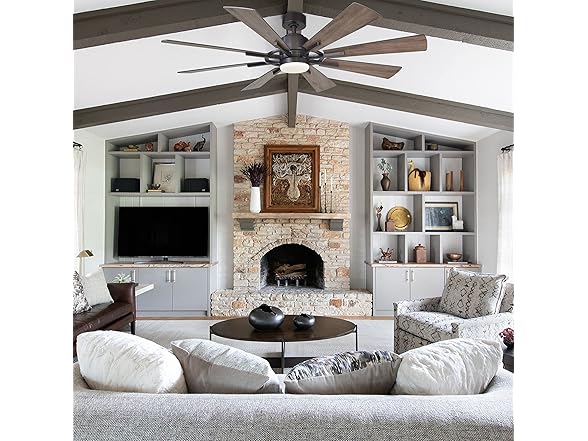 Parrot Uncle 60 Inch Ceiling Fans with Light & Remote