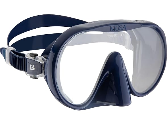 Cressi Musa Frameless Dive Mask, Blue Navy
