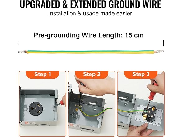 VEVOR 30 Amp RV Power Outlet Box